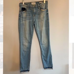 FRAME Le Skinny de Jeanna Crop jeans